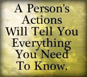 Absolutely!! Or lack of actions.