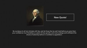 George Washington Quotes On Arms