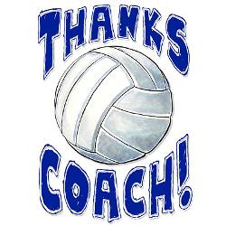 thanks_coach_volleyball_greeting_card.jpg?height=250&width=250 ...