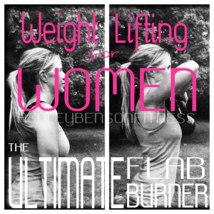 Weight Training Women Beginner To be lifting weights.