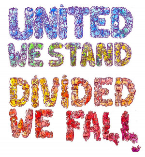 United we stand inspirational quote