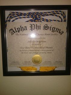 Alpha Phi Sigma national Criminal Justice Honor Society...one day.. # ...