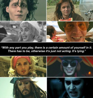 Johnny Depp's movie characters Johnny Depp Characters