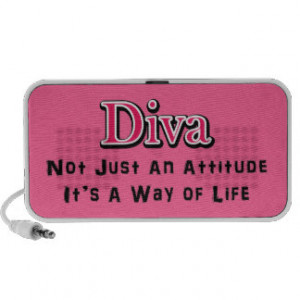 Hot Pink Diva Attitude iPod Speaker