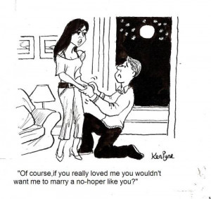 Cartoon: Marriage Proposal (medium) by Ken tagged proposal,marriage ...