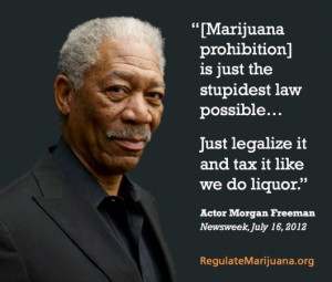 Acclaimed Actor Morgan Freeman Speaks Out on Marijuana Law Reform