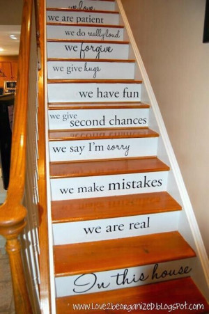 Staircase sayings