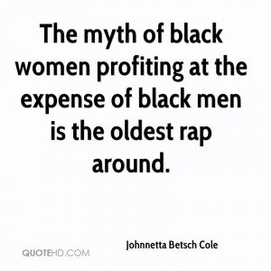 The myth of black women profiting at the expense of black men is the ...