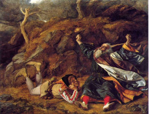 William Dyce, King Lear and the Fool in the Storm (c. 1851)