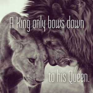 Lion king and queen quote from facebook