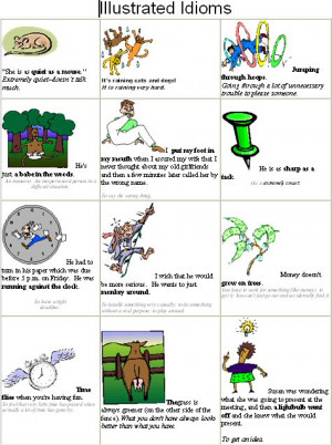 idioms phrases and sayings esl resources