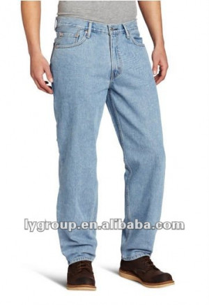 Brand Comfort Fit Denim Light Blue Jeans Pants Models for Men ...