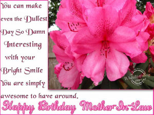Happy Birthday Mother in Law Quotes