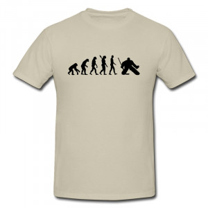 Quality-100-Cotton-T-Shirt-Mens-Evolution-hockey-goalie-Custom-Quotes ...