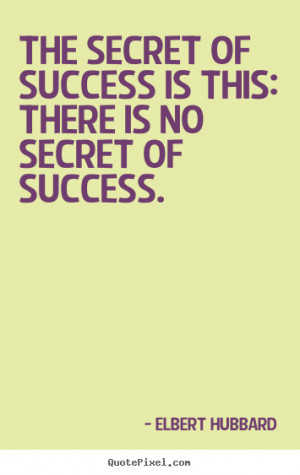 The Secret Success This There