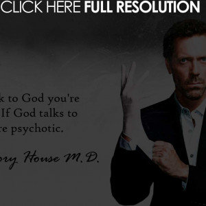 Homepage » TV and Movies » Dr House Quotes Wallpaper