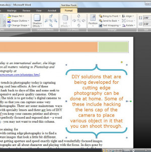 ... Word 2007 are the new smart document elements created using content
