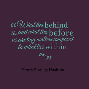 Quotes Picture: what lies behind us and what lies before us are tiny ...