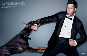 Photos: Tom Brady Wearing Dog Collar for VMAN Magazine