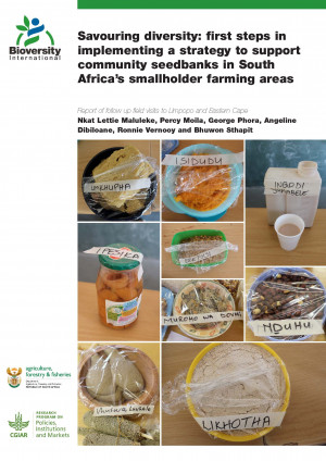 ... support community seedbanks in South Africa’s smallholder farming