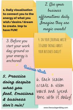 business rituals - ready to go!