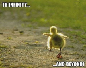 cute, duck, infinity and beyond