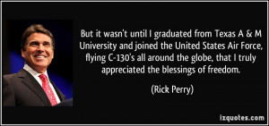 But it wasn't until I graduated from Texas A & M University and joined ...