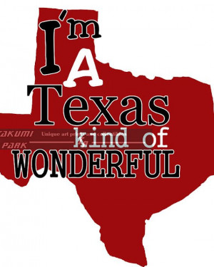 Texas Kind Of Wonderful Home State Art Print by TakumiPark, $12 ...