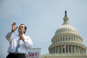 Sen. Ted Cruz of Texas speaks at an anti-Obamacare rally in September ...