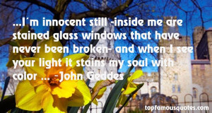Top Quotes About Stained Glass Windows