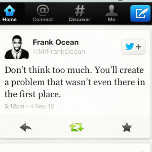 ... for this image include: quote, frank ocean, text, love and problem