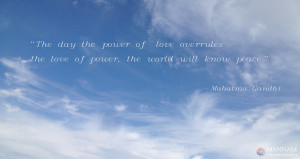MANNAM Peace Quotes] Mahatma Gandhi - peace quote