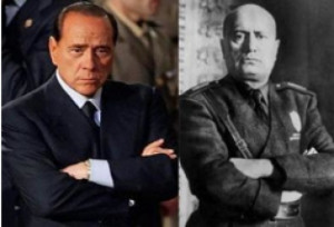 Silvio Berlusconi’s detractors have often compared him to Mussolini ...