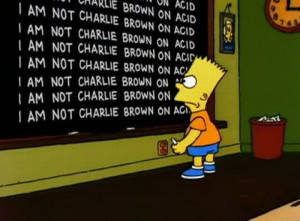 Bart Simpson at the blackboard pics04 Funny: Bart Simpson at the ...