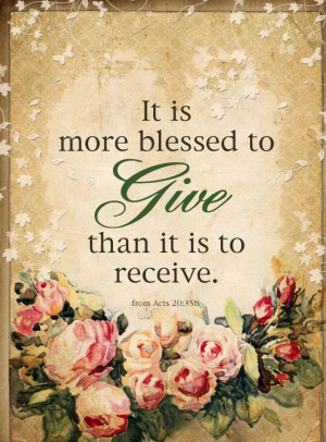 Giving & Love~*~Acts 20:35 http://www.firmefoundation.org/donate.html
