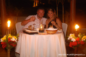 private gourmet four course romantic candlelit dinner on the beach