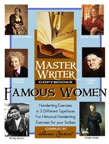 Free Master Writer Copybook - Quotations of Famous Women #homeschool