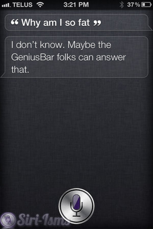 Why Am I So Fat? - Siri Quotes
