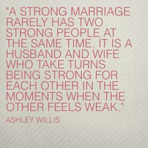 strong marriage...