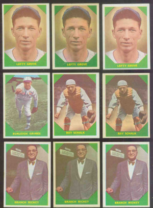 1960 Fleer #.59 Burleigh Grimes (Cardinals) Baseball cards value