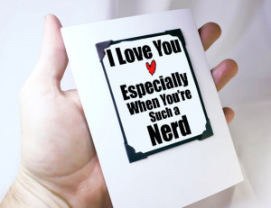 nerdy love mgt lov005 $ 6 00 thank you card a love you gift