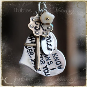 Adoption Fundraiser: Bible Verse Hand Stamped Key Chain Bidding ends ...