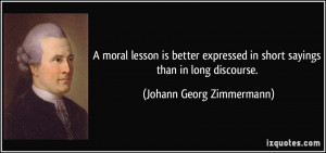 Moral Lessons