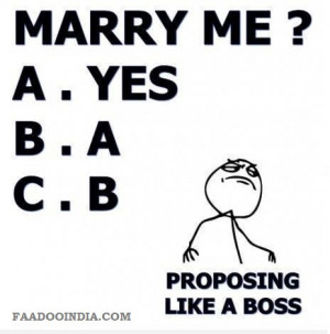 Best way to propose a girl to marry me