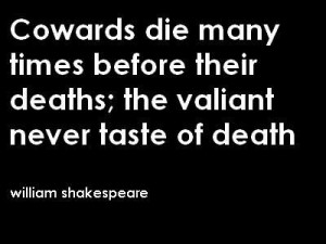 Death quotes, deep, miss, sayings, cowards