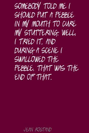 Stuttering quote #1