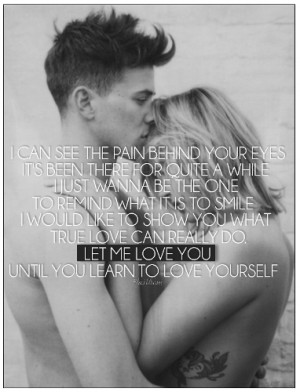 Let Me Love You - quotes Photo
