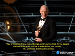 Simmons at the 2015 Oscars. (Photo: Robert Deutsch/USA Today)