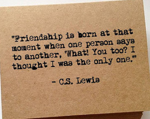 Lewis quote typewriter blank n ote cards unique birthday gift ...