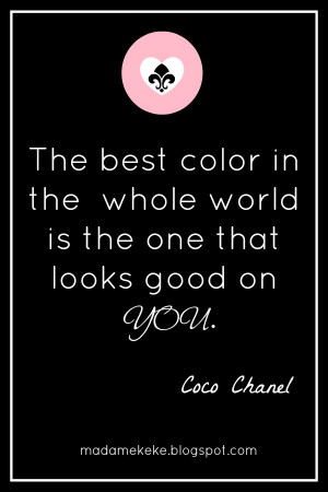 Sayings Quotes Coco Chanel